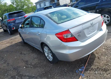 2012 Honda Civic Ex из США, поврежденный, VIN 19XFB2F8XCE381381